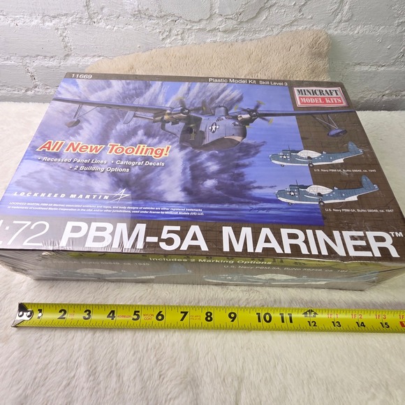 Minicraft 1:72 Scale PBM 5A Mariner Plastic Model Kit Skill Level 3 New Tooling - Picture 2 of 10
